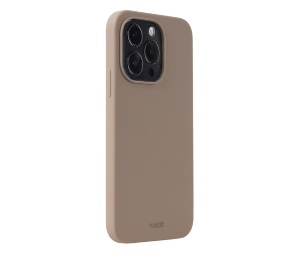Holdit Silicone Case iPhone 15 Pro Mocha Brown - 1148762 - zdjęcie 2